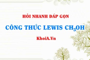 Công thức Lewis của CH3OH (Methanol Lewis Structure)